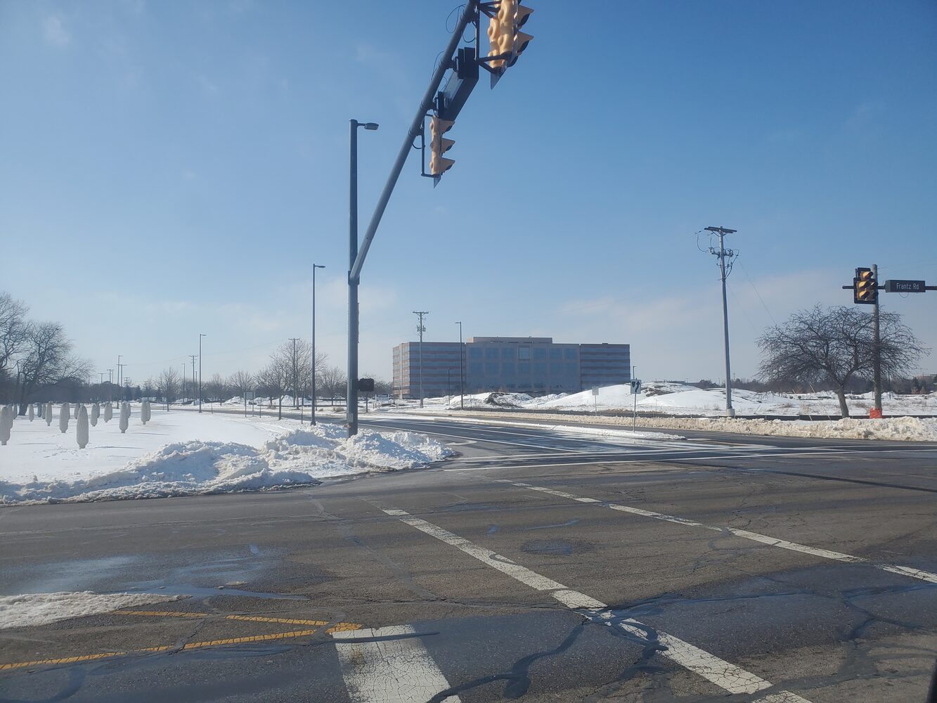 Cornhenge concrete corn sculpture Dublin Ohio